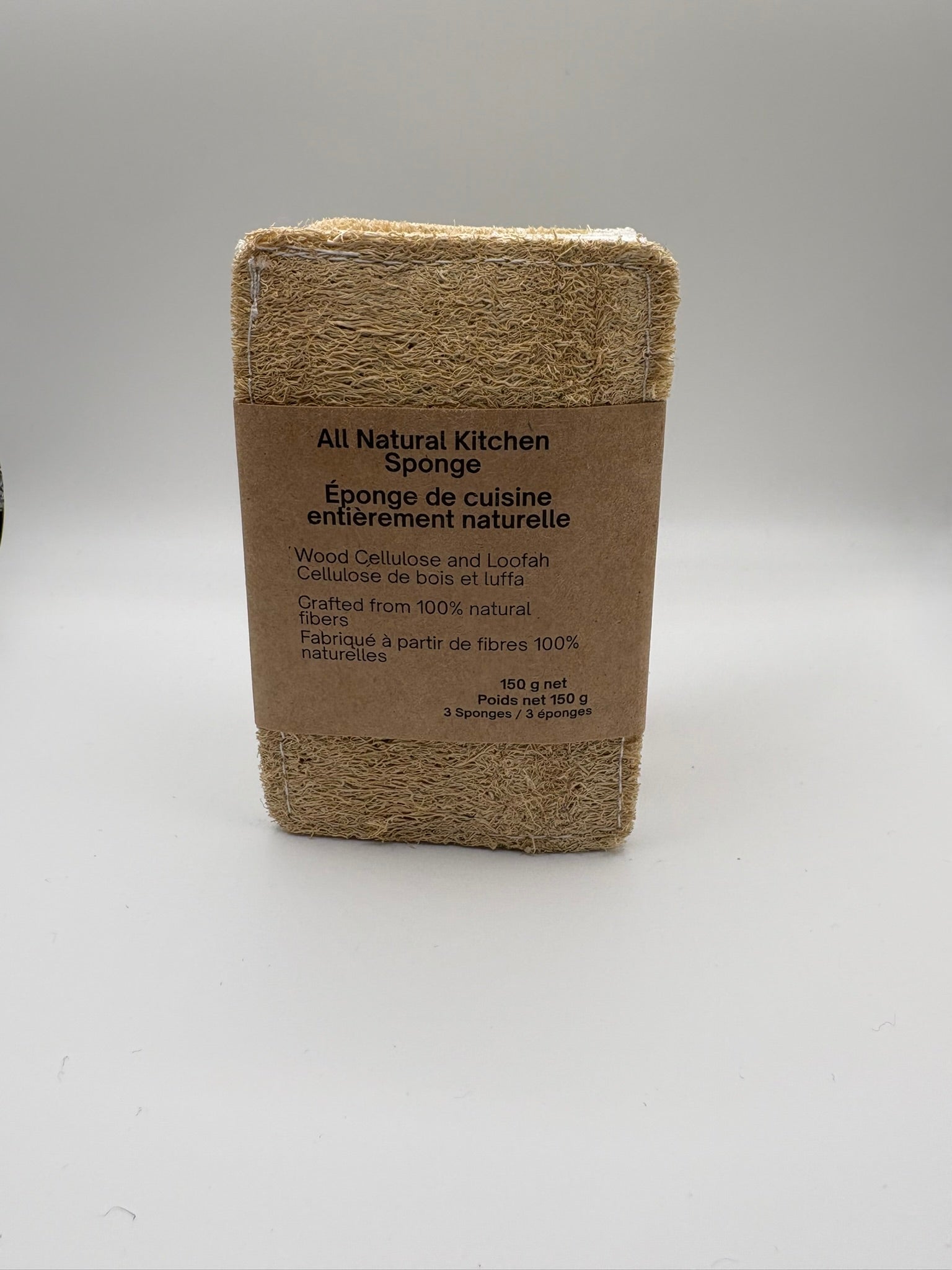Loofah and Wood Cellulose Sponge